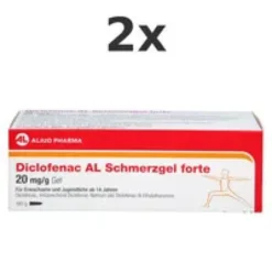 Diclofenac AL Schmerzgel forte 20 mg / g bei akutem Bewegungsschmerz 2x180g