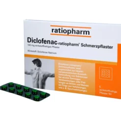 DICLOFENAC-ratiopharm Schmerzpflaster 5 St