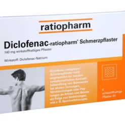 DICLOFENAC-ratiopharm Schmerzpflaster 5 St