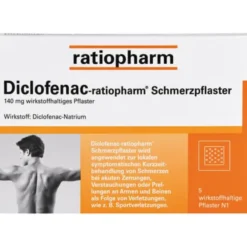 DICLOFENAC-ratiopharm Schmerzpflaster 5 St