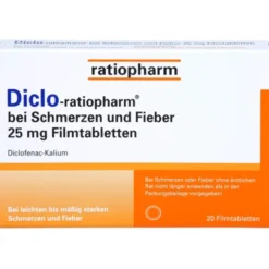 DICLO-RATIOPHARM bei Schmerzen u.Fieber 25 mg FTA 20 St