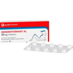 DIMENHYDRINAT AL 50 mg Tabletten 20 St