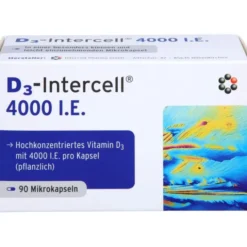 D3-INTERCELL 4.000 I.E. Kapseln 90 Stück