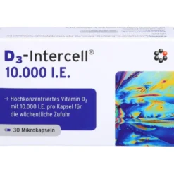 D3-INTERCELL 10.000 I.E. Kapseln 30 Stück