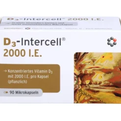 D3-INTERCELL 2.000 I.E. Kapseln 90 Stück