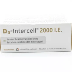 D3-INTERCELL 2.000 I.E. Kapseln 90 Stück