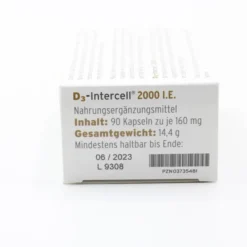 D3-INTERCELL 2.000 I.E. Kapseln 90 Stück