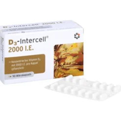 D3-INTERCELL 2.000 I.E. Kapseln 90 Stück