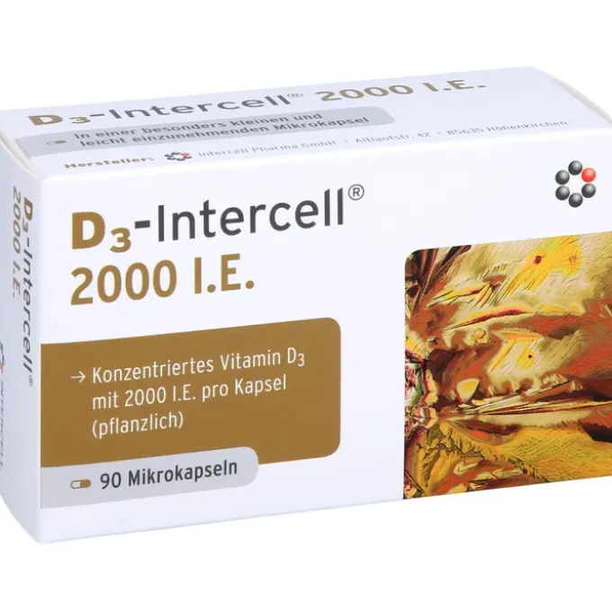 D3-INTERCELL 2.000 I.E. Kapseln 90 Stück