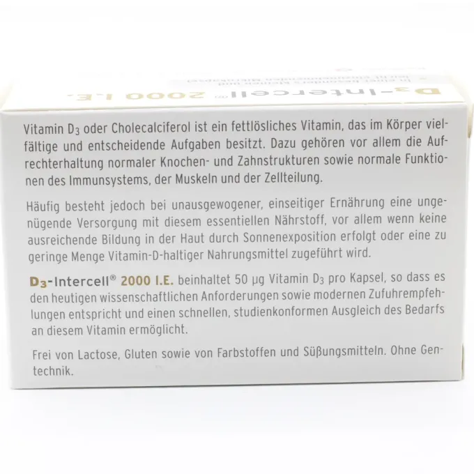 D3-INTERCELL 2.000 I.E. Kapseln 90 Stück