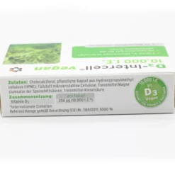 D3-INTERCELL vegan 10.000 I.E. Kapseln 30 Stück