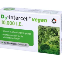 D3-INTERCELL vegan 10.000 I.E. Kapseln 30 Stück
