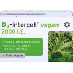 D3-INTERCELL vegan 2.000 I.E. Kapseln 90 Stück