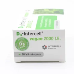 D3-INTERCELL vegan 2.000 I.E. Kapseln 90 Stück