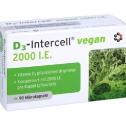 D3-INTERCELL vegan 2.000 I.E. Kapseln 90 Stück