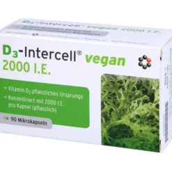 D3-INTERCELL vegan 2.000 I.E. Kapseln 90 Stück