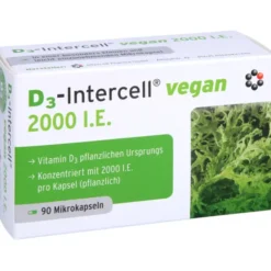 D3-INTERCELL vegan 2.000 I.E. Kapseln 90 Stück