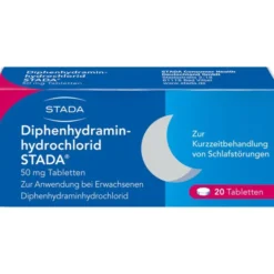 DIPHENHYDRAMINHYDROCHLORID STADA 50 mg Tabletten 20 St