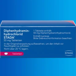 DIPHENHYDRAMINHYDROCHLORID STADA 50 mg Tabletten 20 St