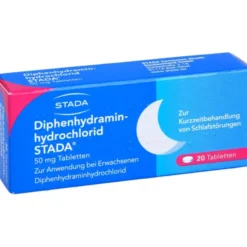 DIPHENHYDRAMINHYDROCHLORID STADA 50 mg Tabletten 20 St