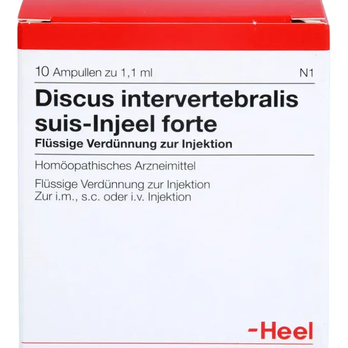 DISCUS INTERVERTEBRALIS suis Injeel forte Ampullen 10 St