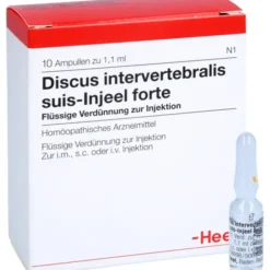 DISCUS INTERVERTEBRALIS suis Injeel forte Ampullen 10 St