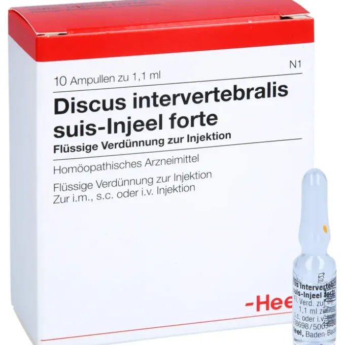 DISCUS INTERVERTEBRALIS suis Injeel forte Ampullen 10 St
