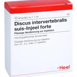 DISCUS INTERVERTEBRALIS suis Injeel forte Ampullen 10 St
