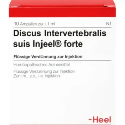 DISCUS INTERVERTEBRALIS suis Injeel forte Ampullen 10 St