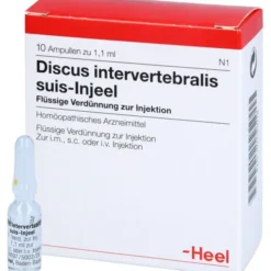 DISCUS INTERVERTEBRALIS suis Injeel Ampullen 10 St