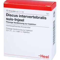 DISCUS INTERVERTEBRALIS suis Injeel Ampullen 10 St