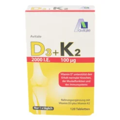 D3+K2 2000 I.E.+100 μg Tabletten 120 Stück