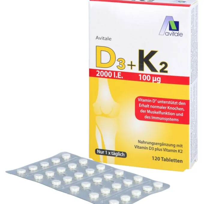 D3+K2 2000 I.E.+100 μg Tabletten 120 Stück
