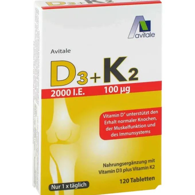 D3+K2 2000 I.E.+100 μg Tabletten 120 Stück