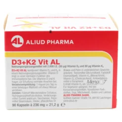 D3+K2 Vit AL 2000 I.E./80 μg Kapseln 90 Stück