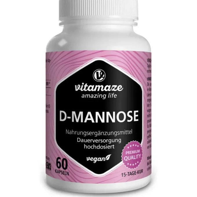 D-MANNOSE HOCHDOSIERT vegan Kapseln 60 Stück