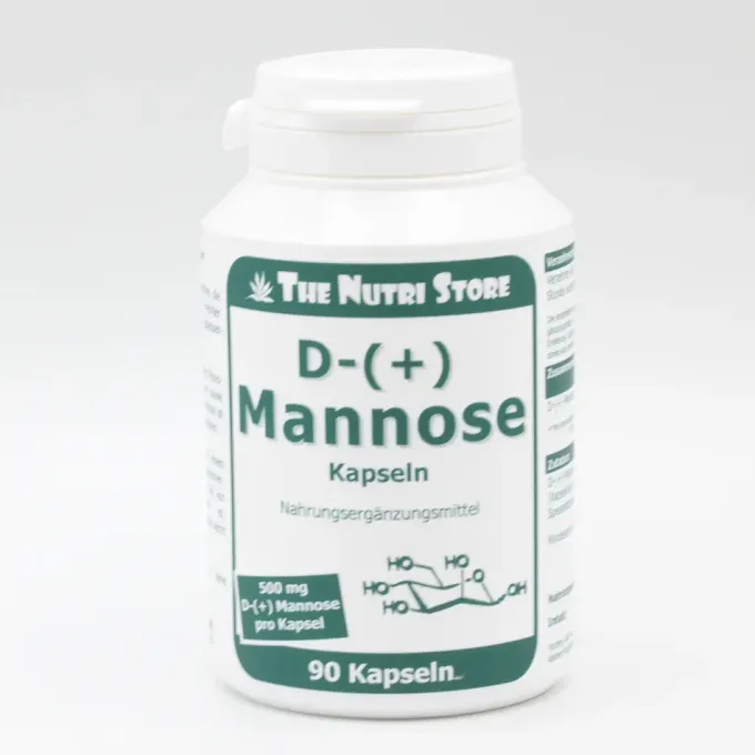 D-MANNOSE 500 mg vegetarische Kapseln 90 Stück