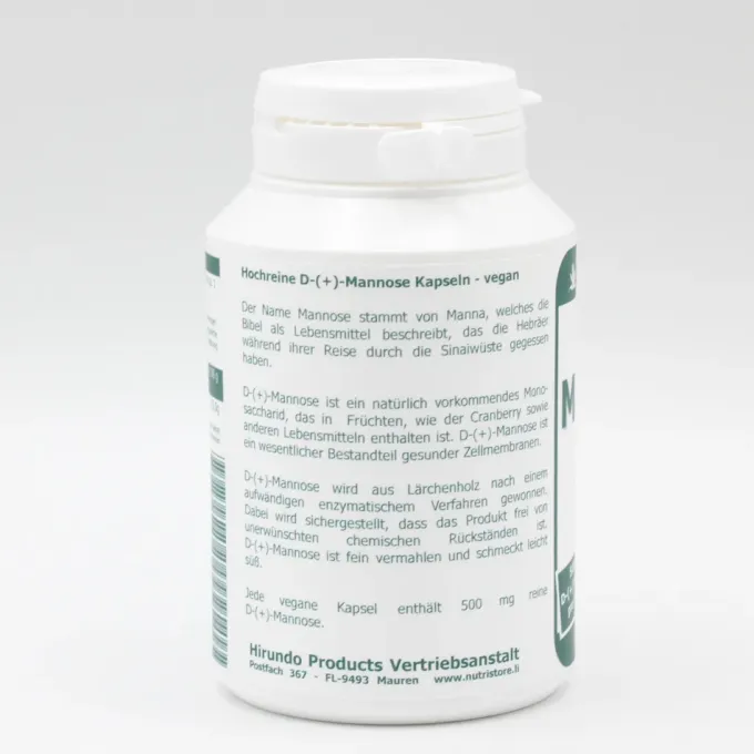 D-MANNOSE 500 mg vegetarische Kapseln 90 Stück
