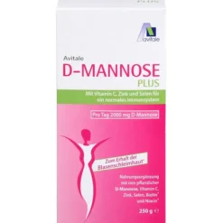 D-MANNOSE PLUS 2000 mg Pulver m.Vit.u.Mineralstof. 250 g