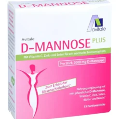 D-MANNOSE PLUS 2000 mg Sticks m.Vit.u.Mineralstof. 15 Stück