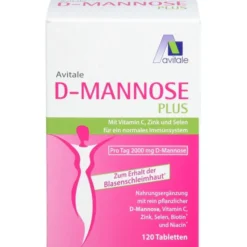 D-MANNOSE PLUS 2000 mg Tabl.m.Vit.u.Mineralstof. 120 Stück