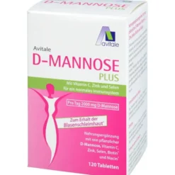 D-MANNOSE PLUS 2000 mg Tabl.m.Vit.u.Mineralstof. 120 Stück