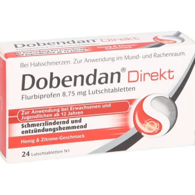 DOBENDAN Direkt Flurbiprofen 8,75 mg Lutschtabl. 24 St