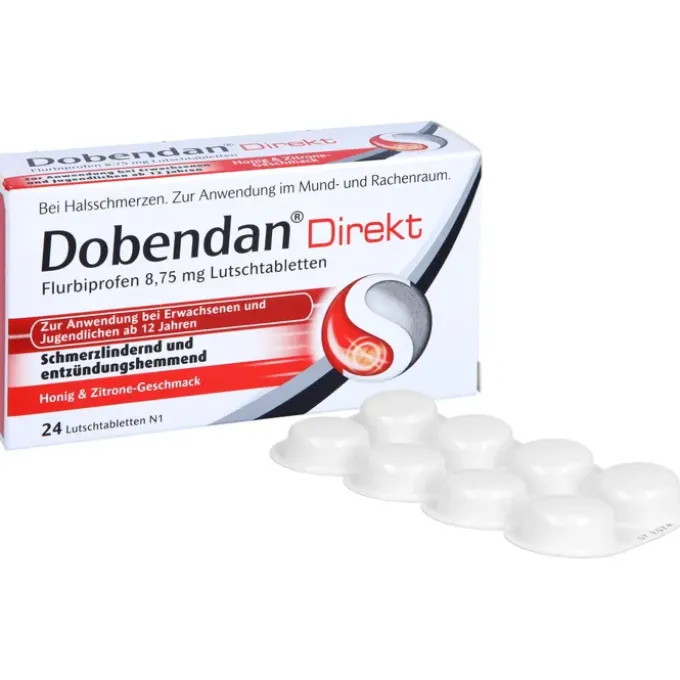 DOBENDAN Direkt Flurbiprofen 8,75 mg Lutschtabl. 24 St
