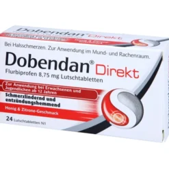 DOBENDAN Direkt Flurbiprofen 8,75 mg Lutschtabl. 24 St