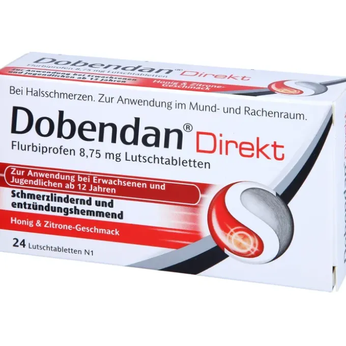 DOBENDAN Direkt Flurbiprofen 8,75 mg Lutschtabl. 24 St