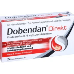 DOBENDAN Direkt Flurbiprofen 8,75 mg Lutschtabl. 24 St