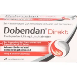 DOBENDAN Direkt Flurbiprofen 8,75 mg Lutschtabl. 24 St