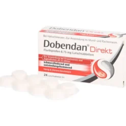 DOBENDAN Direkt Flurbiprofen 8,75 mg Lutschtabl. 24 St