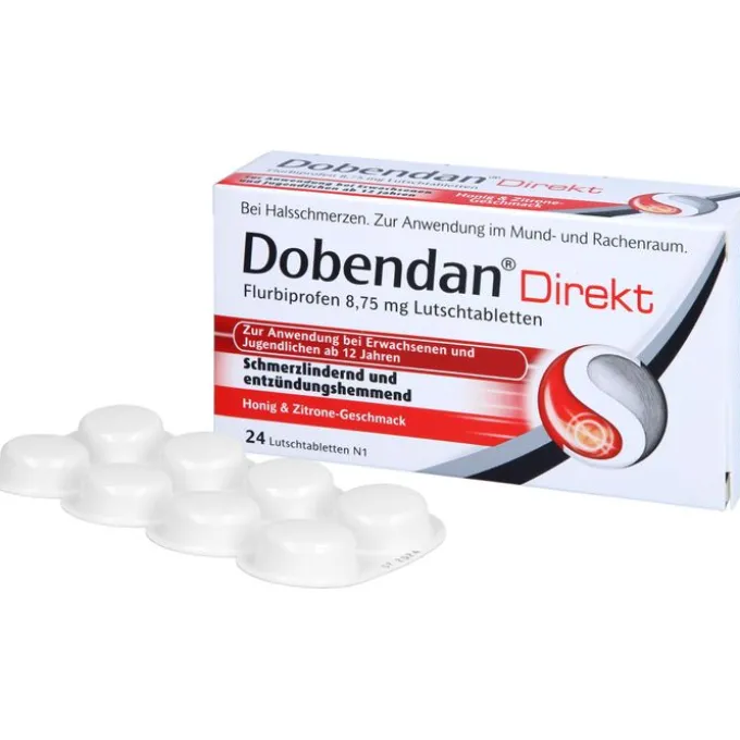 DOBENDAN Direkt Flurbiprofen 8,75 mg Lutschtabl. 24 St